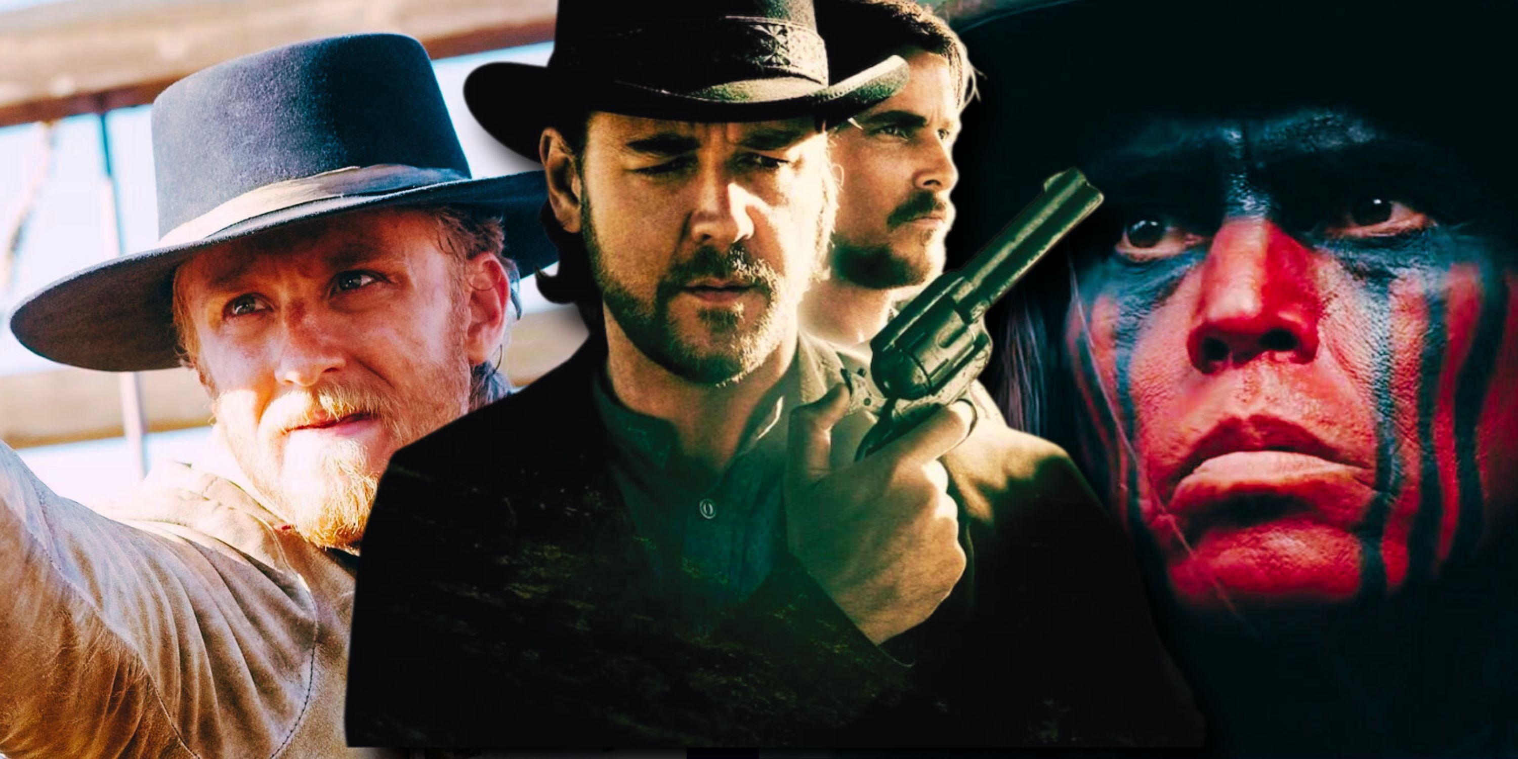 Composite image 3:10 To Yuma and Hostiles scenes