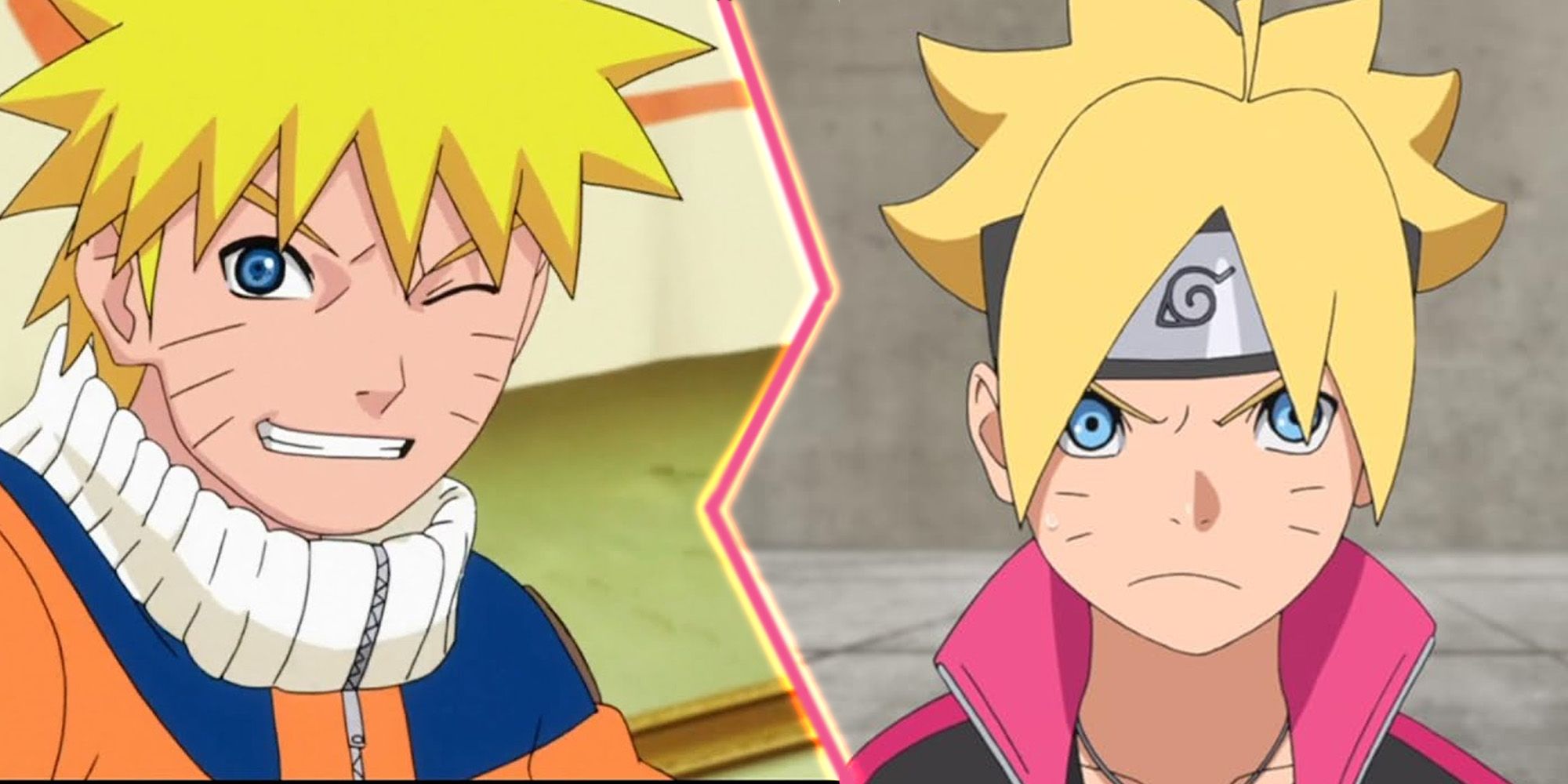 Los jóvenes Naruto y Boruto tuvieron crianzas muy diferentes