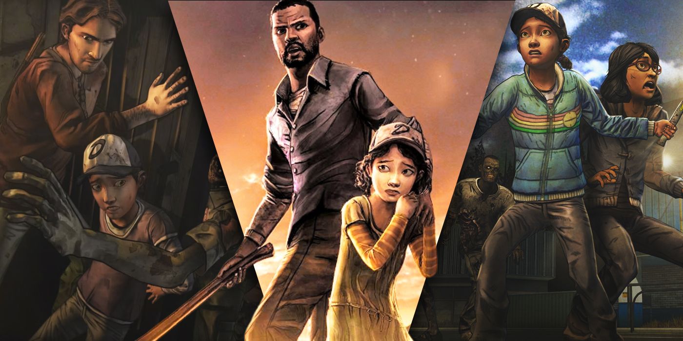 Split image of Telltale The Walking Dead