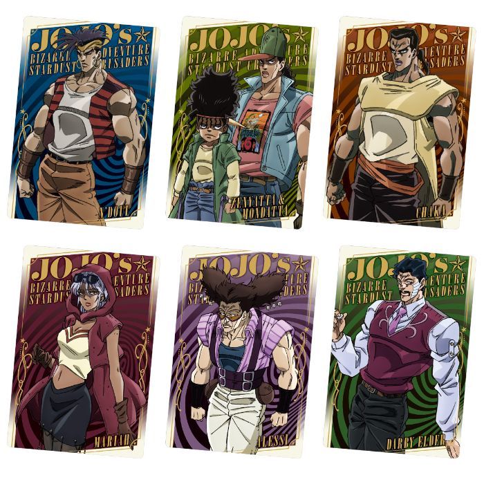 JoJo's Bizarre Adventure revela una nueva serie de coleccionables comestibles con el último lanzamiento de Bandai