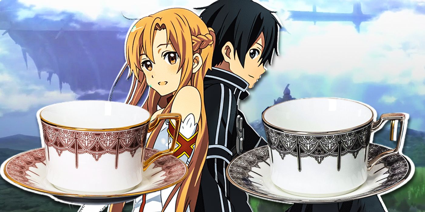 Sword Art Online и Noritake объединяются для создания новых роскошных наборов чашек и блюдец