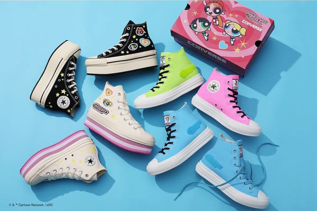 Converse lanza 5 nuevas zapatillas para la primera colección de Chicas Superpoderosas