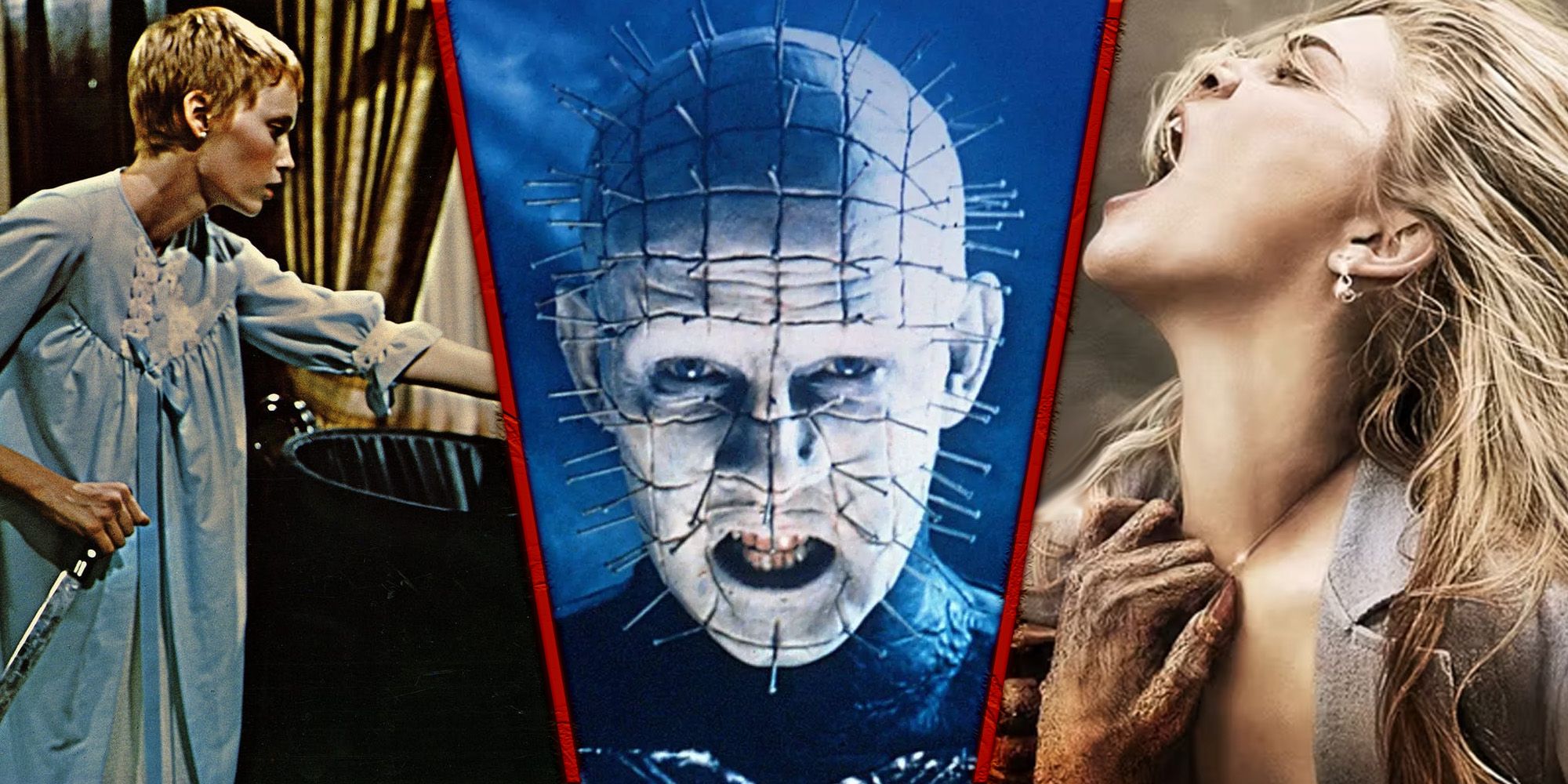 Three-way split of Rosemary's Baby, Hellraiser and Drag Me To Hell