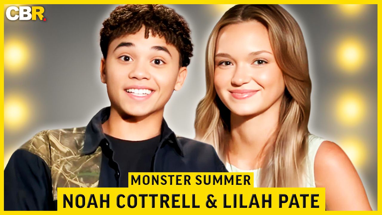 Los actores de 'Monster Summer' Noah Cottrell y Lilah Pate hablan sobre acrobacias y amistades del elenco