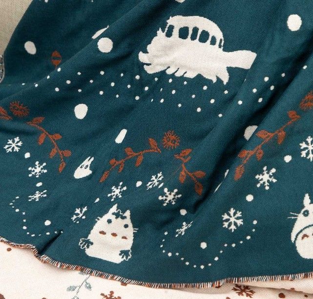 Studio Ghibli Re-Releases Its Winter-Perfect Totoro, Howl & Kiki Shawl Collection