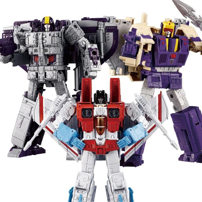 El nuevo set de coleccionista 'Triple Threat' de Transformers une tres Decepticons G1 clásicos