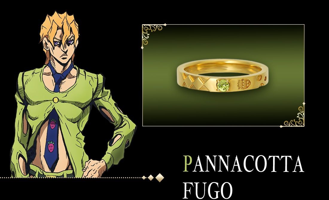 JoJo's Bizarre Adventure obtiene una nueva colección de anillos apropiadamente extravagante