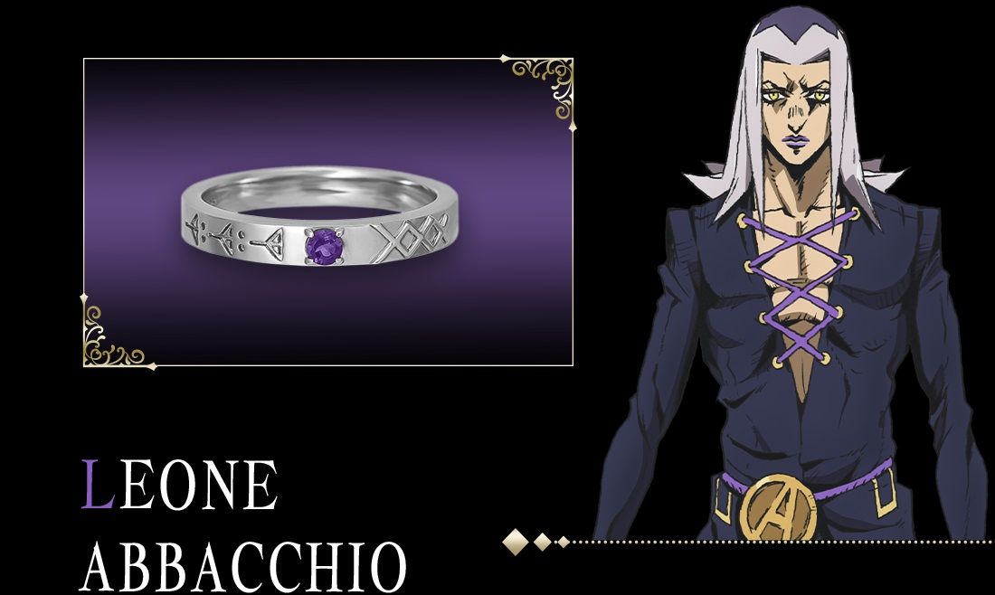 JoJo's Bizarre Adventure obtiene una nueva colección de anillos apropiadamente extravagante