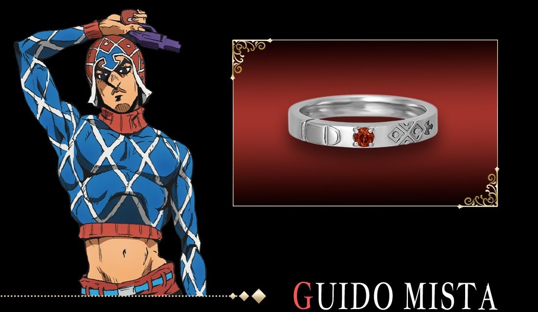 JoJo's Bizarre Adventure obtiene una nueva colección de anillos apropiadamente extravagante