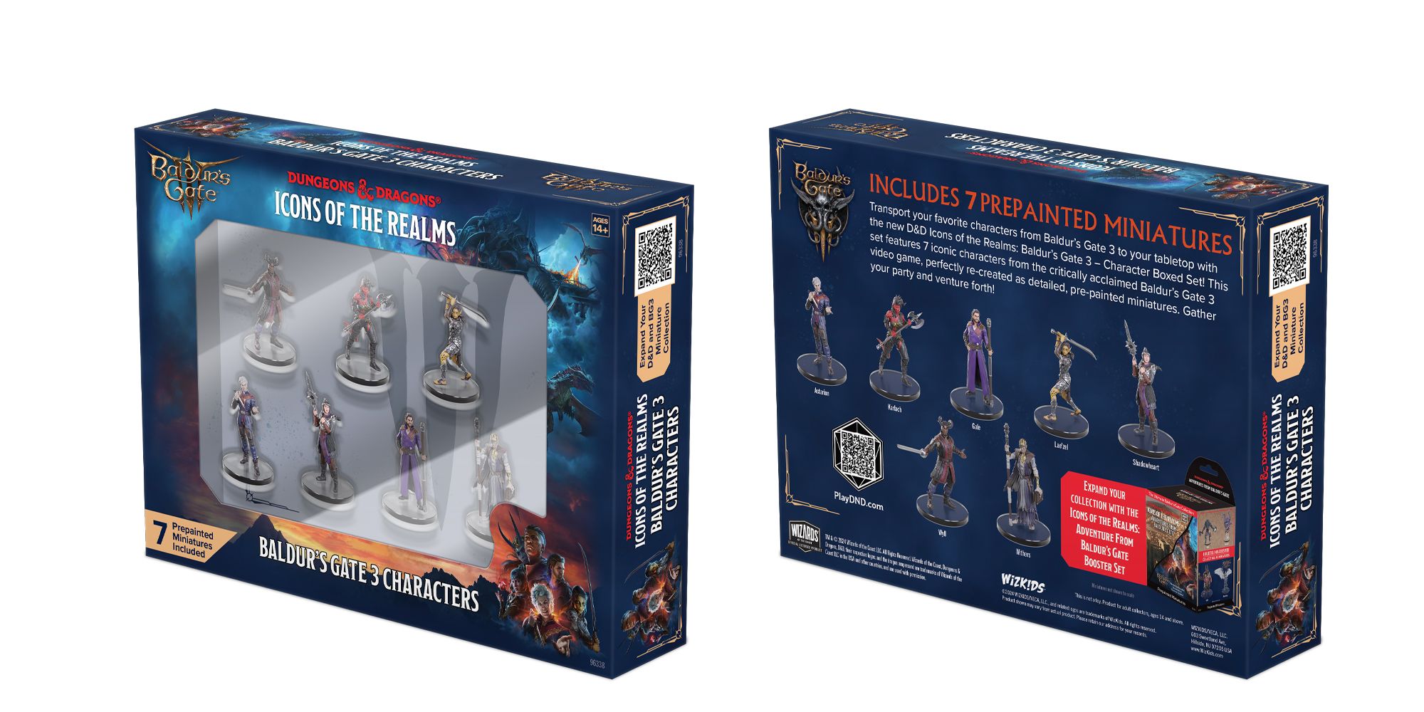 El elenco de Astarion, Shadowheart y Baldur's Gate 3 se unen a D&D Icons of the Realms de WizKids