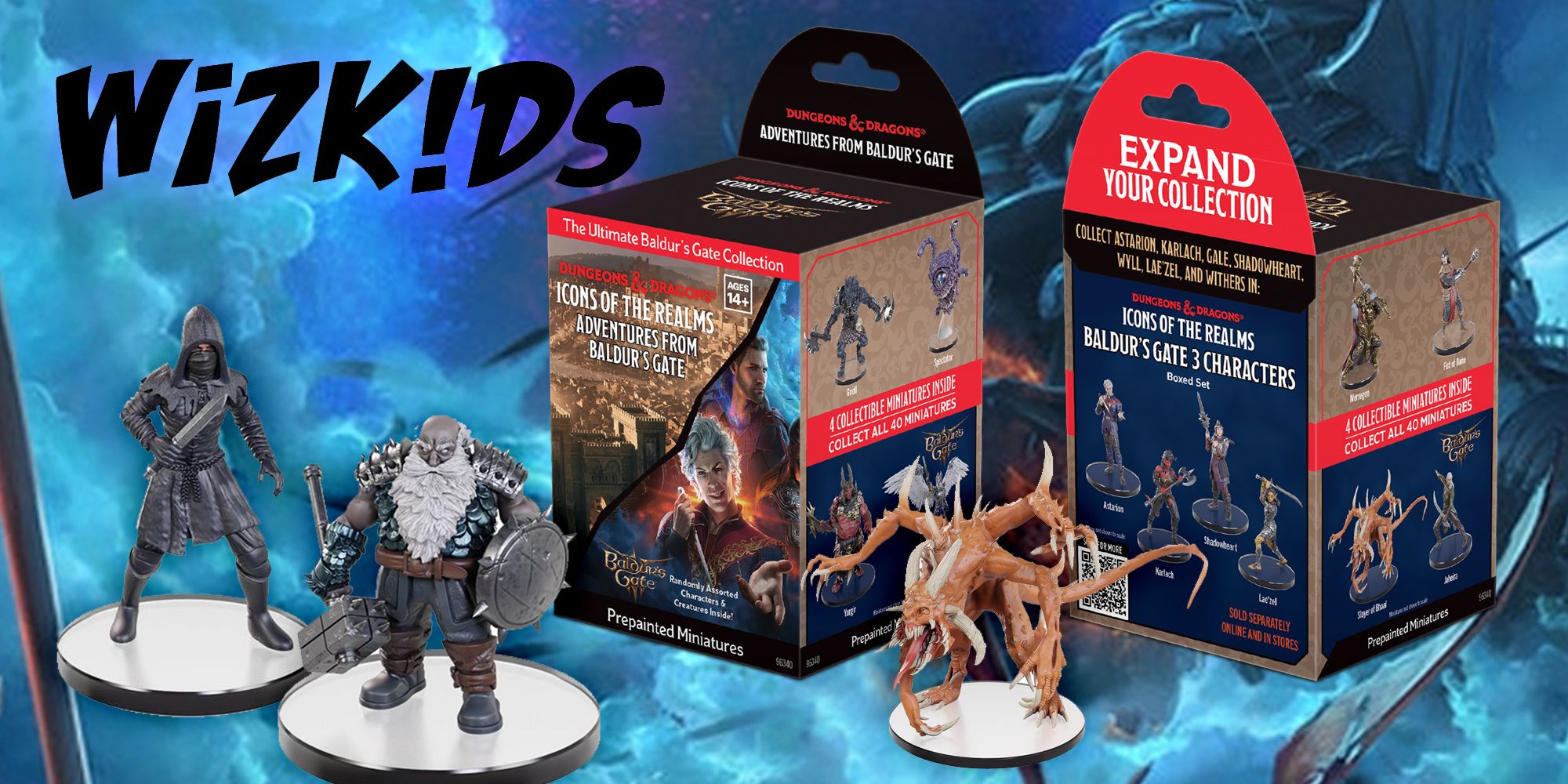 El elenco de Astarion, Shadowheart y Baldur's Gate 3 se unen a D&D Icons of the Realms de WizKids