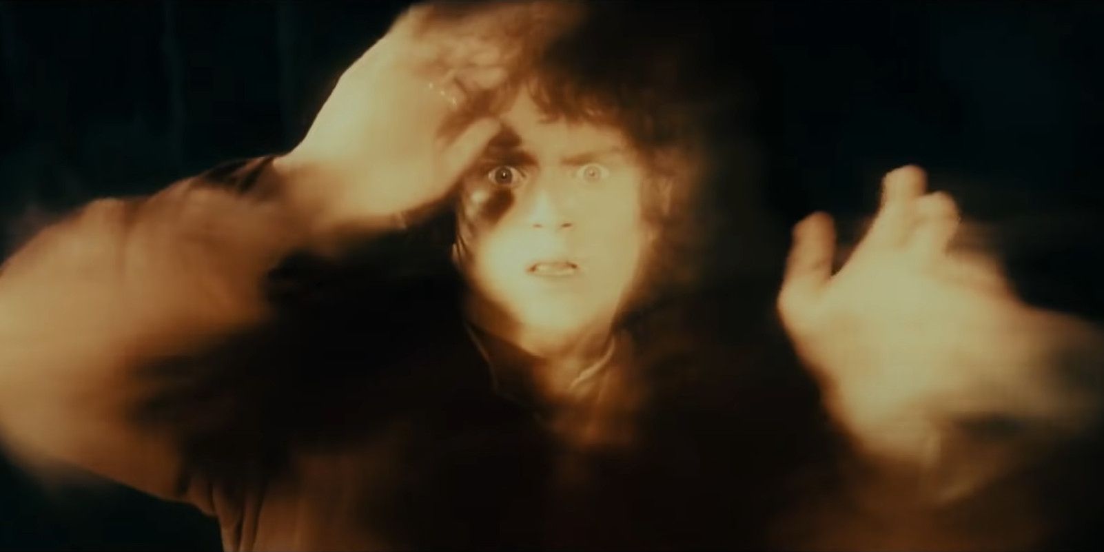 Frodo in the Wraith-world from The Lord of the Rings: The Fellowship of the Ring