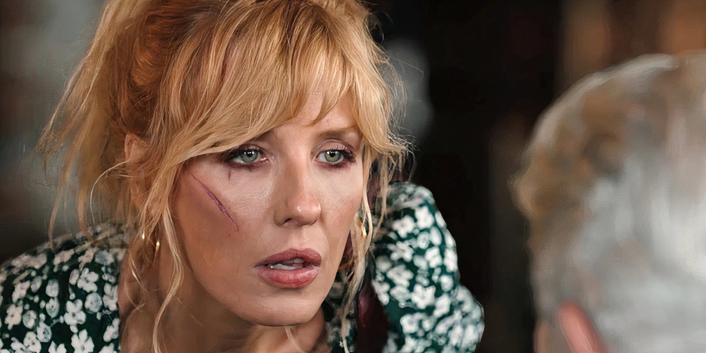 Kelly Reilly as Beth Dutton explaining her belief system to someone, always saying exactly how she feels in Yellowstone.