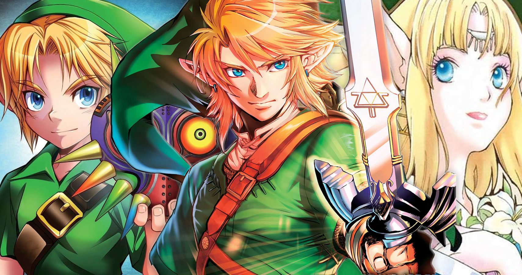 Todas las series principales de Zelda Manga, clasificadas