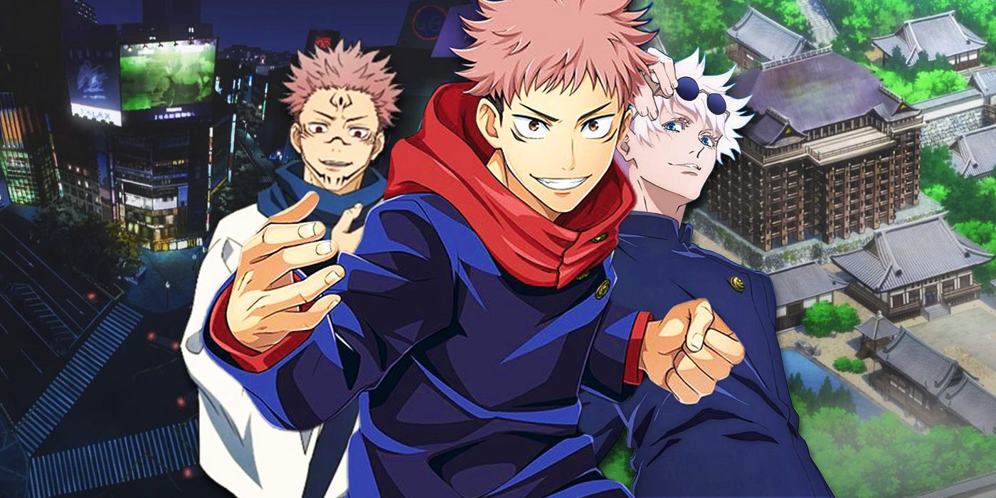 Las ubicaciones más icónicas de Jujutsu Kaisen, clasificadas