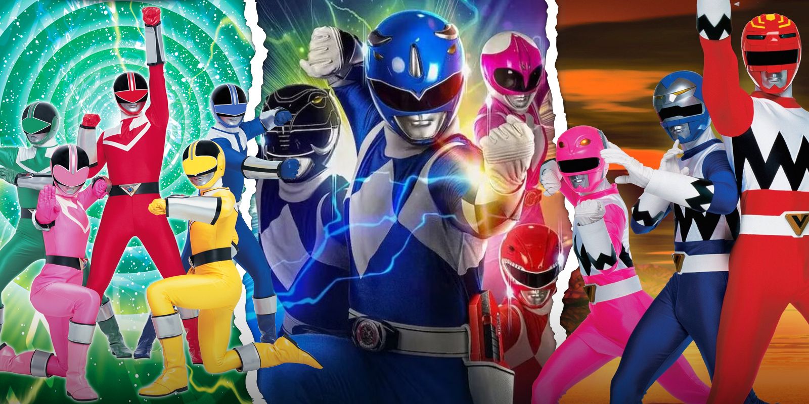 Power Rangers image of various shows considered the best