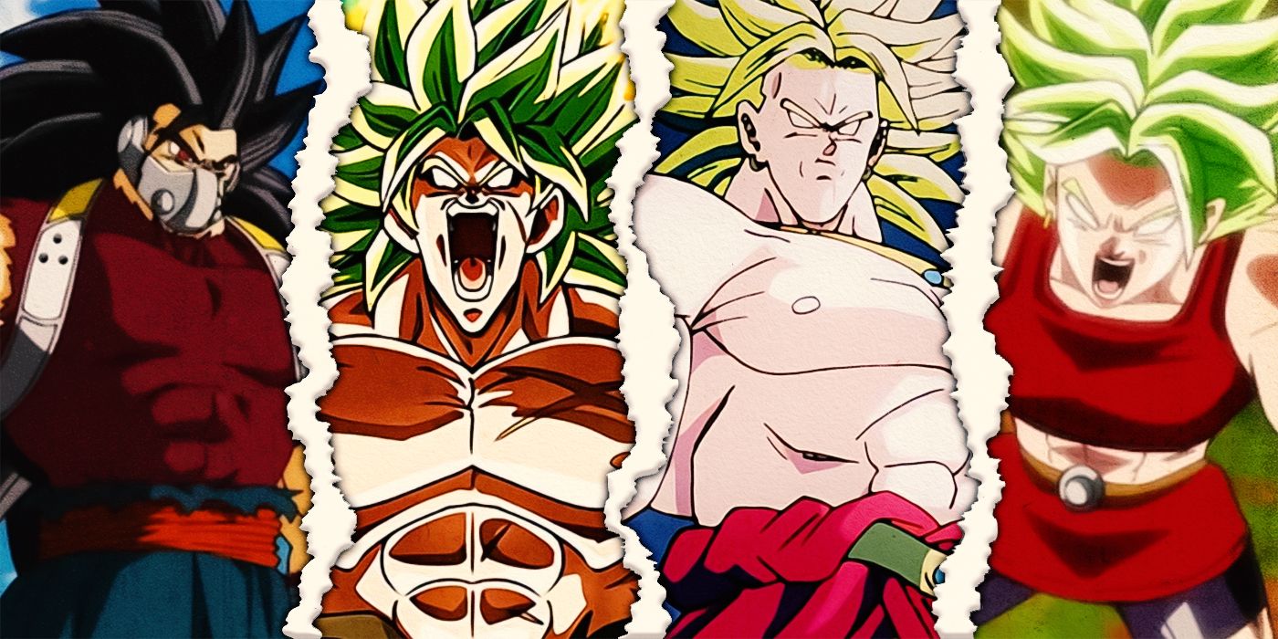 Cumber, Broly y Kale de la franquicia Dragon Ball