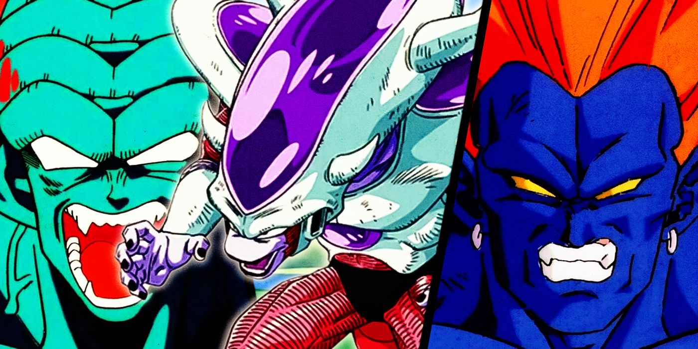 Super Garlic Jr., Frieza's third form and Super Android 13 in Dragon Ball