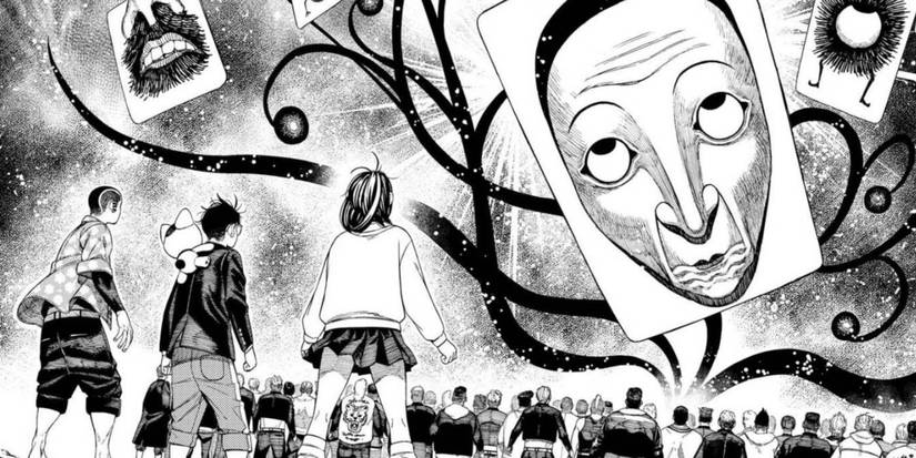 Fairy Tale Card yokai from Dandadan manga Chapter 148