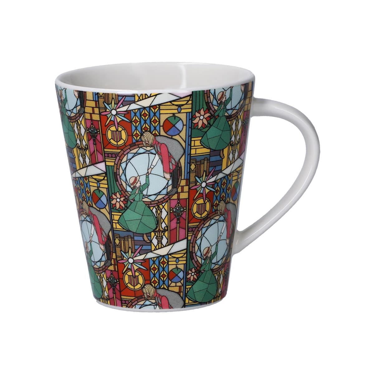 Studio Ghibli's Howl's Moving Castle Stained Glass-Style Mug Gives Starbucks a Run for Its Money