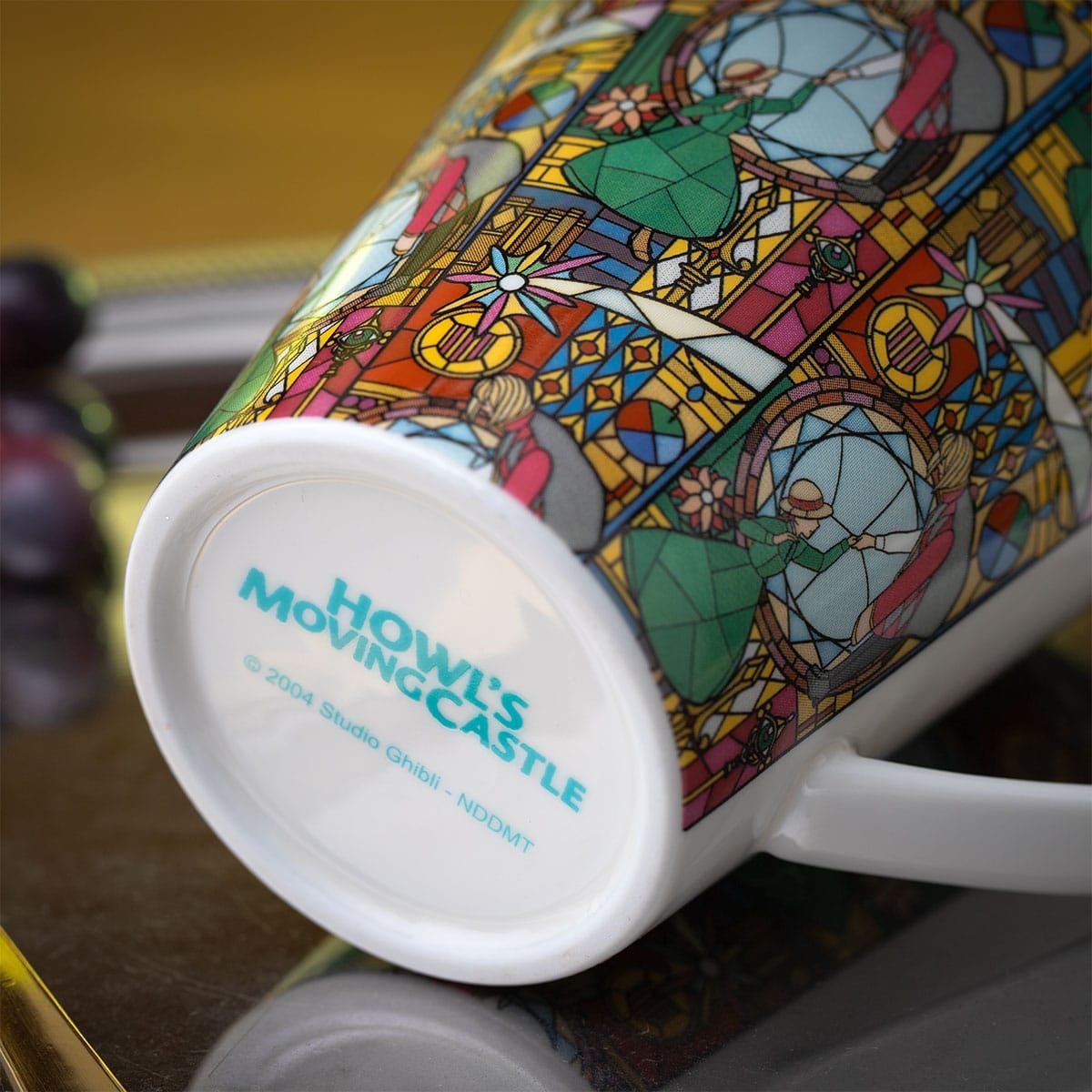 Studio Ghibli's Howl's Moving Castle Stained Glass-Style Mug Gives Starbucks a Run for Its Money