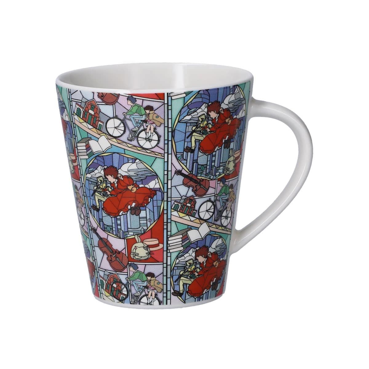 La taza estilo vidriera Howl's Moving Castle de Studio Ghibli le da a Starbucks una carrera por su dinero