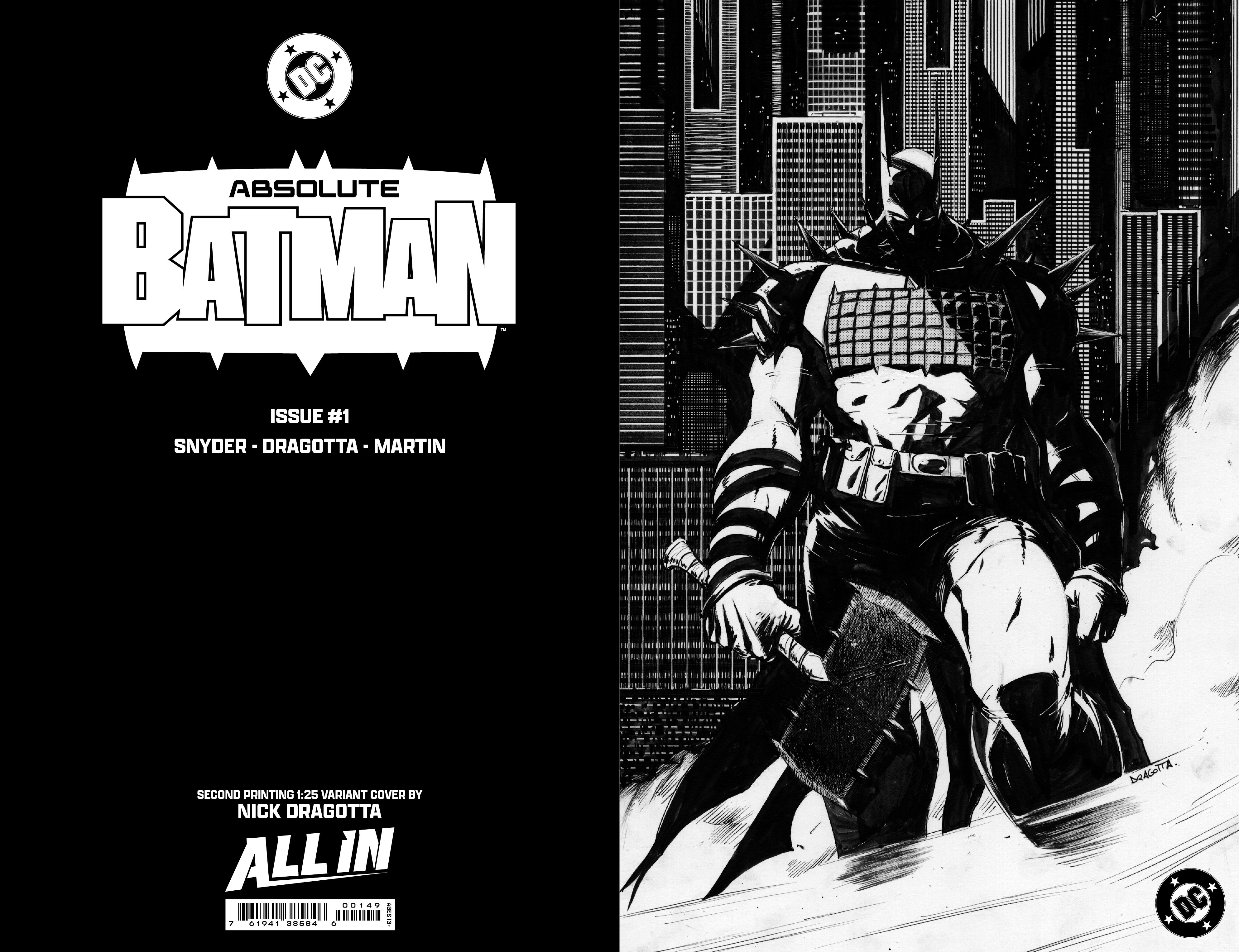 Absolute Batman obtiene un arte completamente nuevo y una segunda impresión