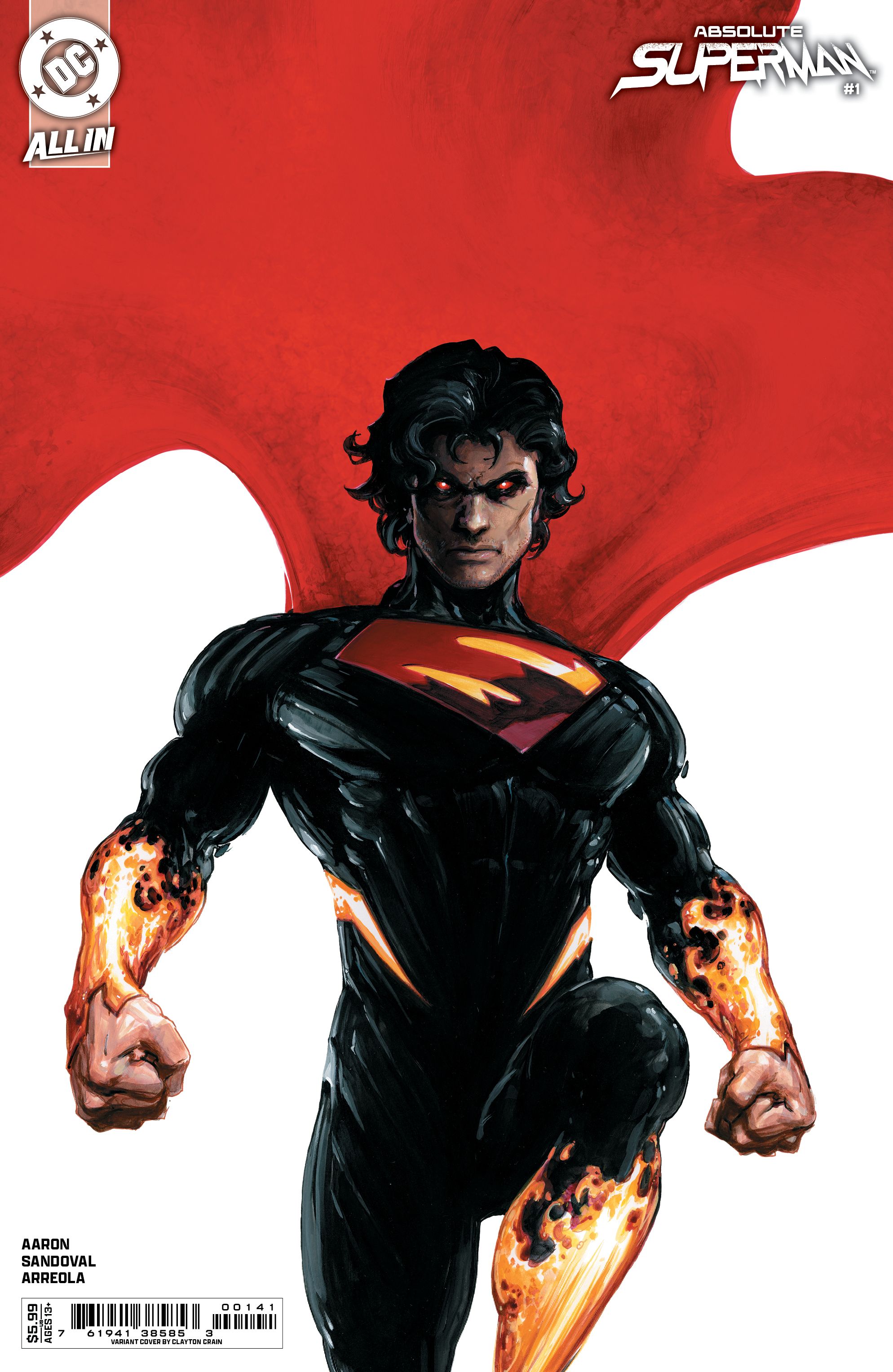 Absolute Superman de DC lucha por su vida en un nuevo primer vistazo