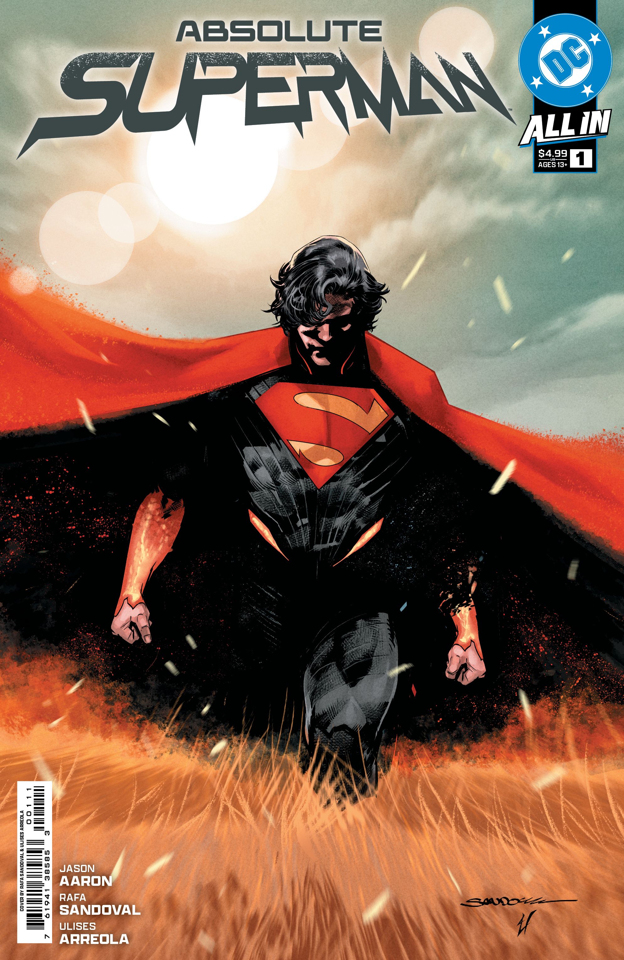 Absolute Superman de DC lucha por su vida en un nuevo primer vistazo