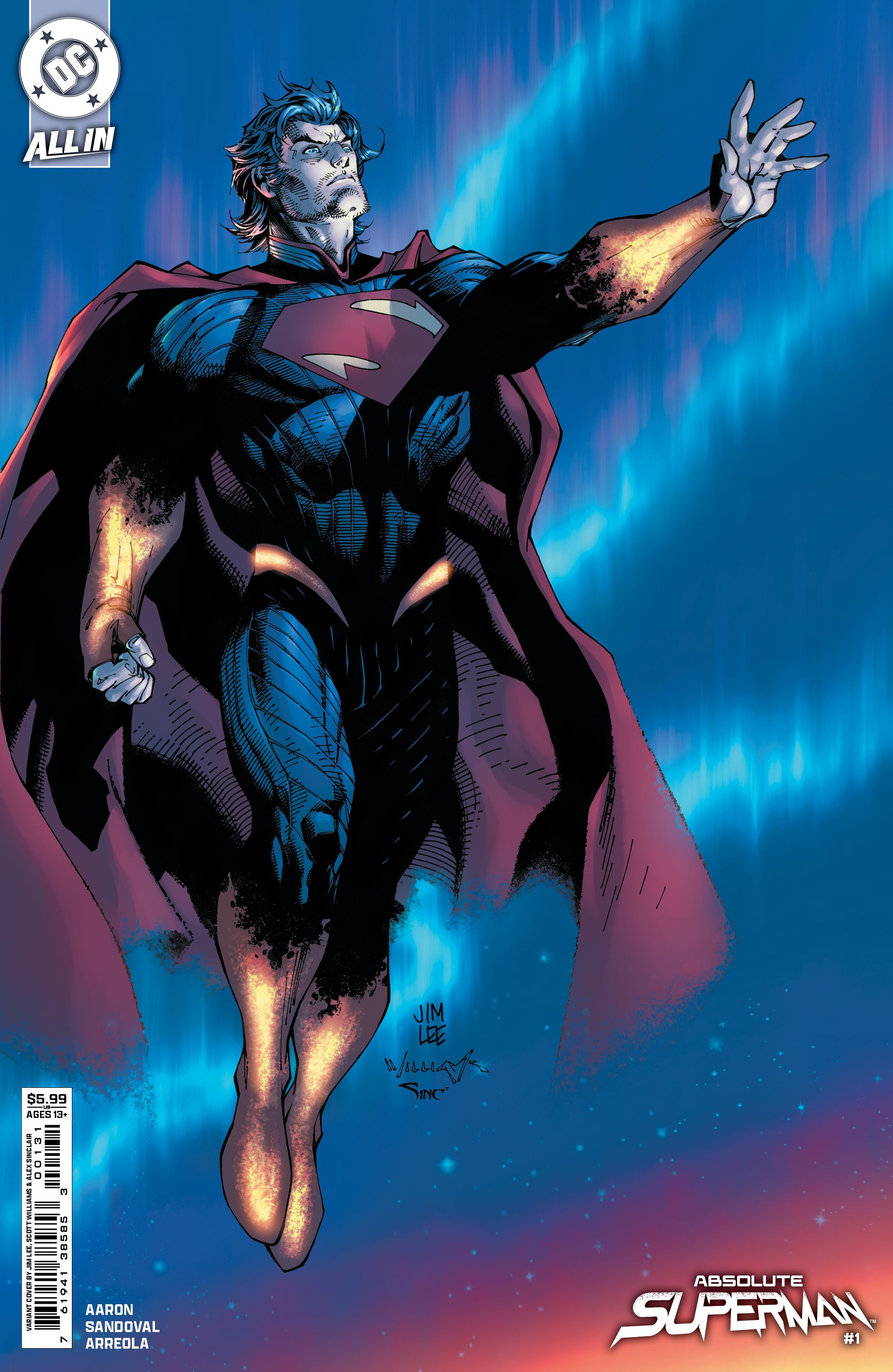 Absolute Superman de DC lucha por su vida en un nuevo primer vistazo