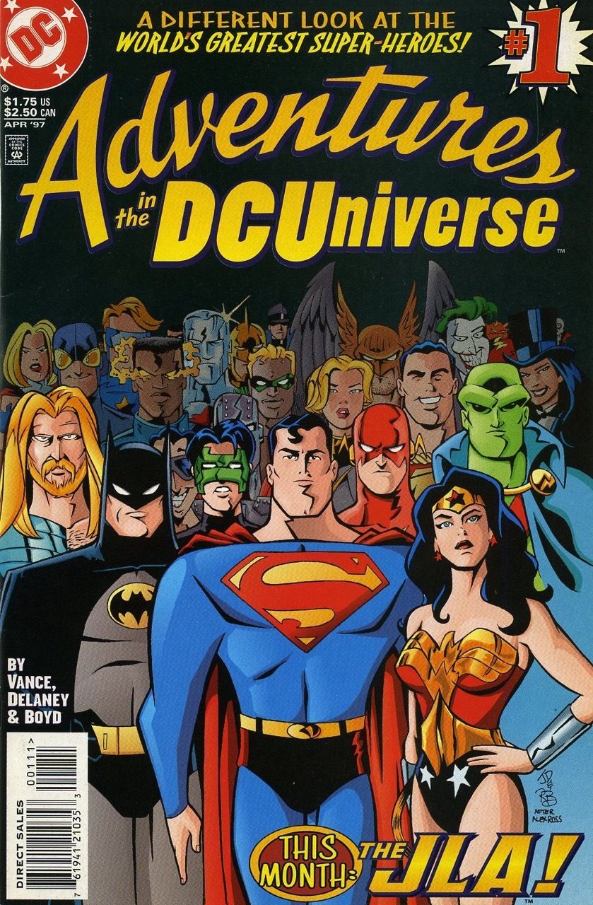 Adventures in the DC Universe Issue 1 Cover