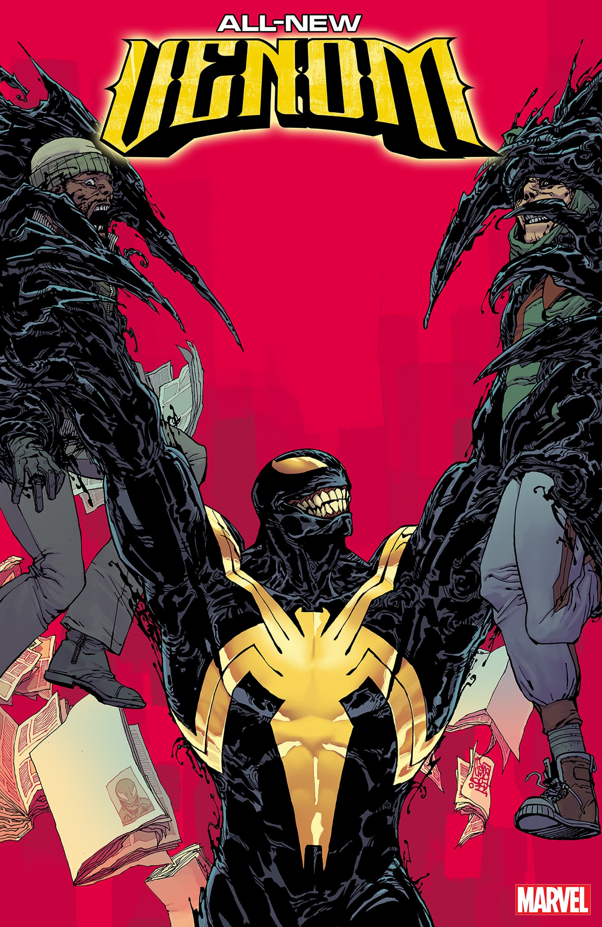 El "completamente nuevo Venom" de Marvel ocupa un lugar central en el primer vistazo