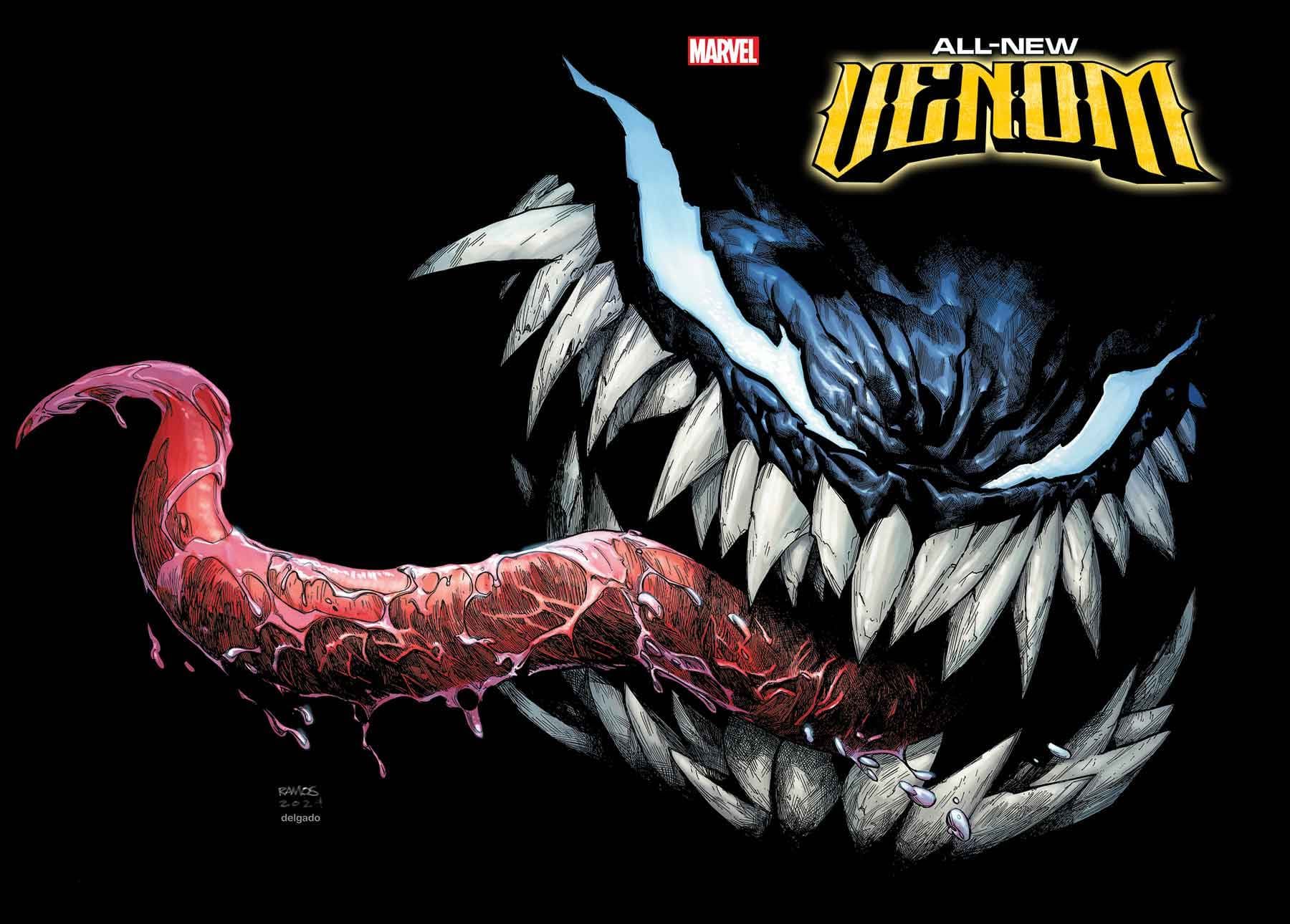 El "completamente nuevo Venom" de Marvel ocupa un lugar central en el primer vistazo