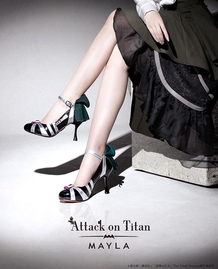 Los nuevos zapatos de tacón alto 'Battle' de Attack on Titan obtienen un lanzamiento internacional