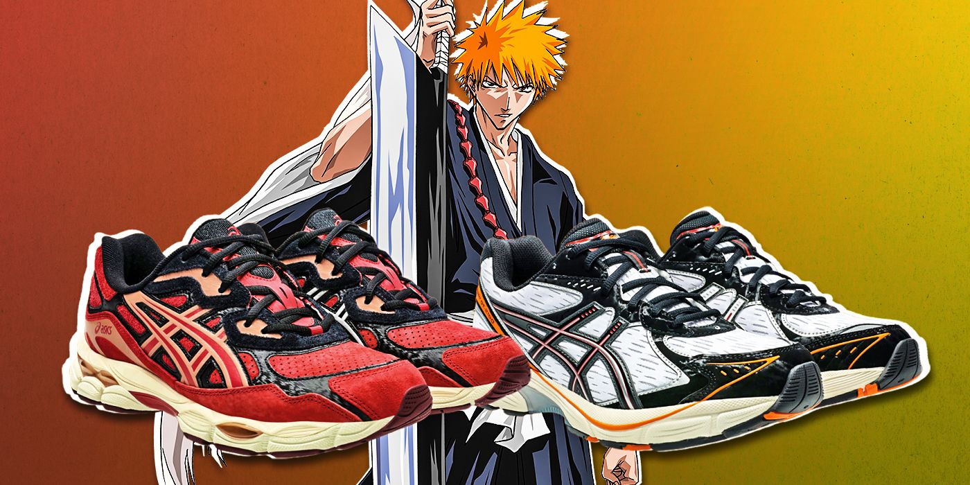 Bleach and ASICS Reveal the Anime's 20th Anniversary Ichigo & Renji Sneakers at NYCC