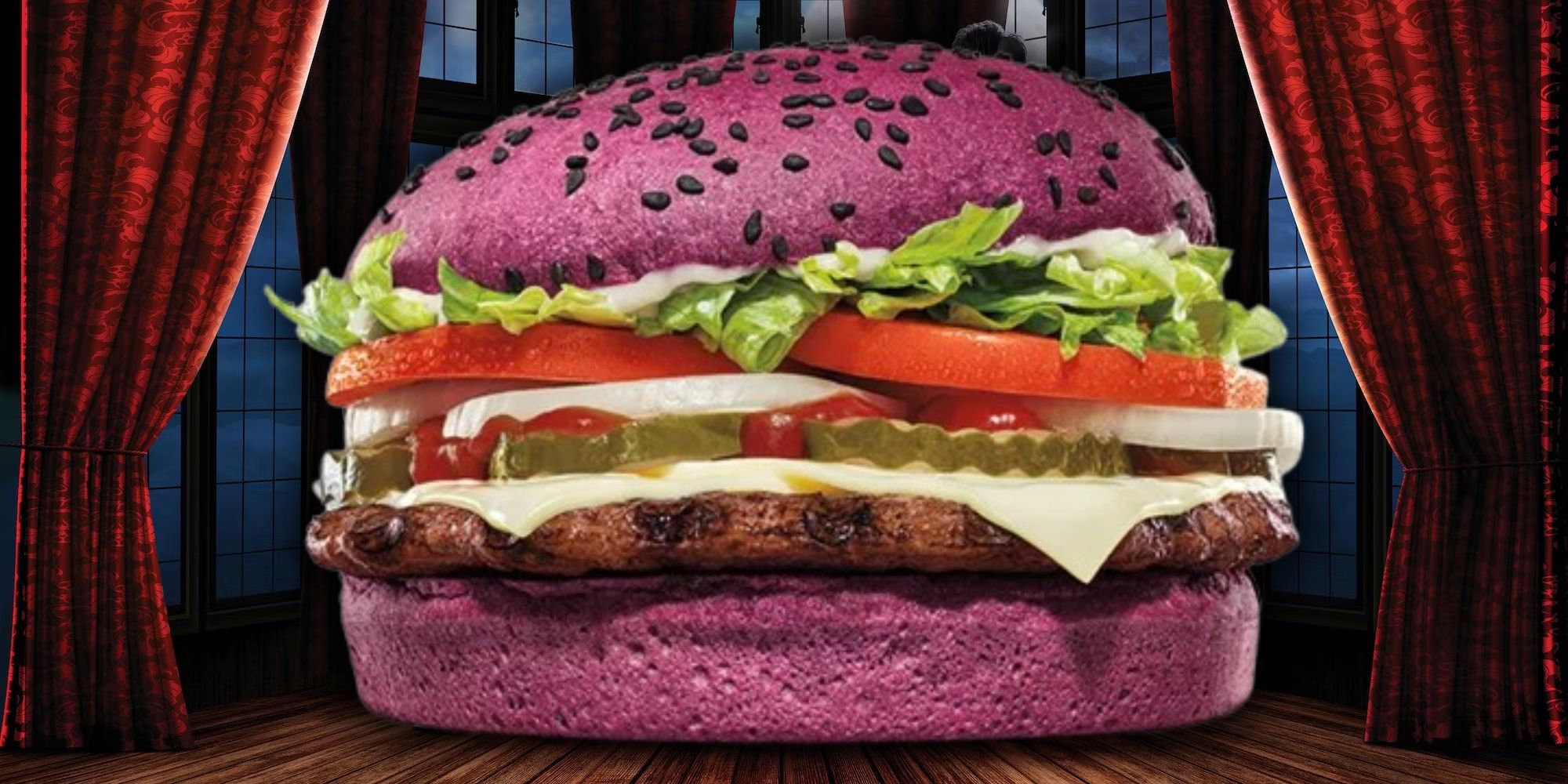 Burger King lanza las comidas temáticas de la familia Addams con Purple Whoppers