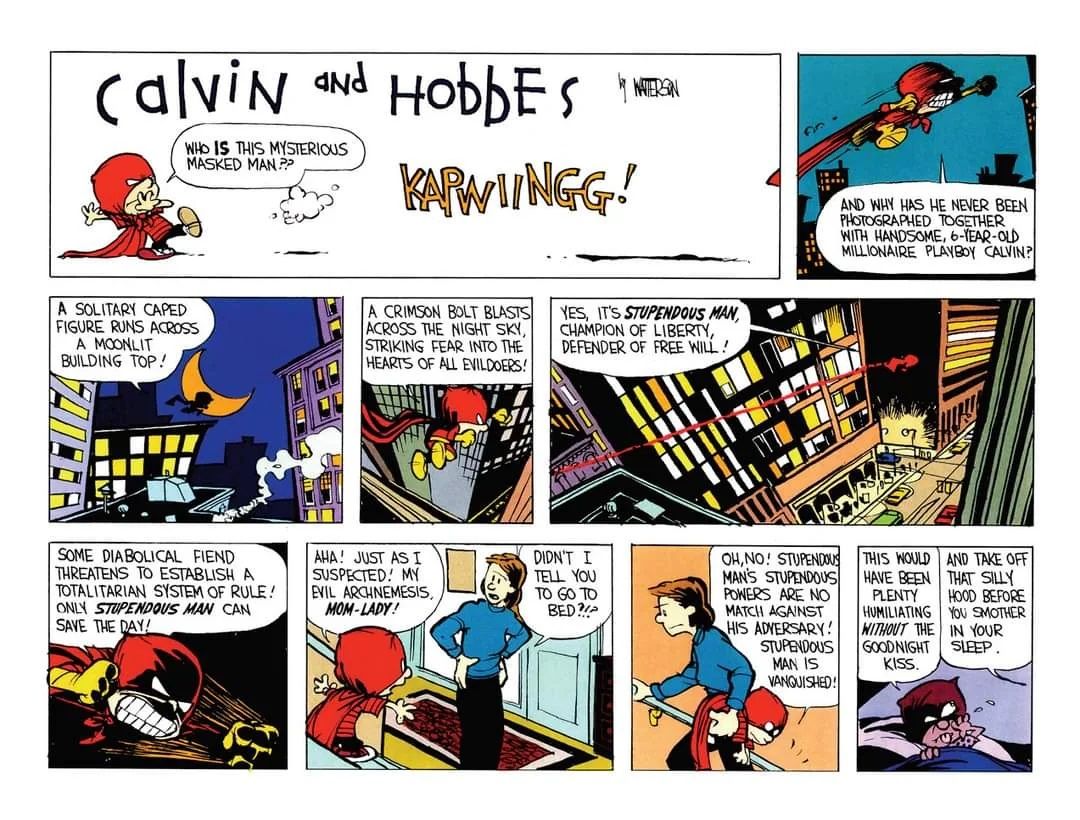 Los 10 cómics más divertidos de Calvin y Hobbes antes de dormir