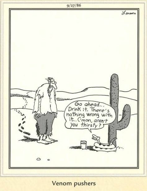 10 Funniest The Far Side Comics Featuring Snakes, Ranked