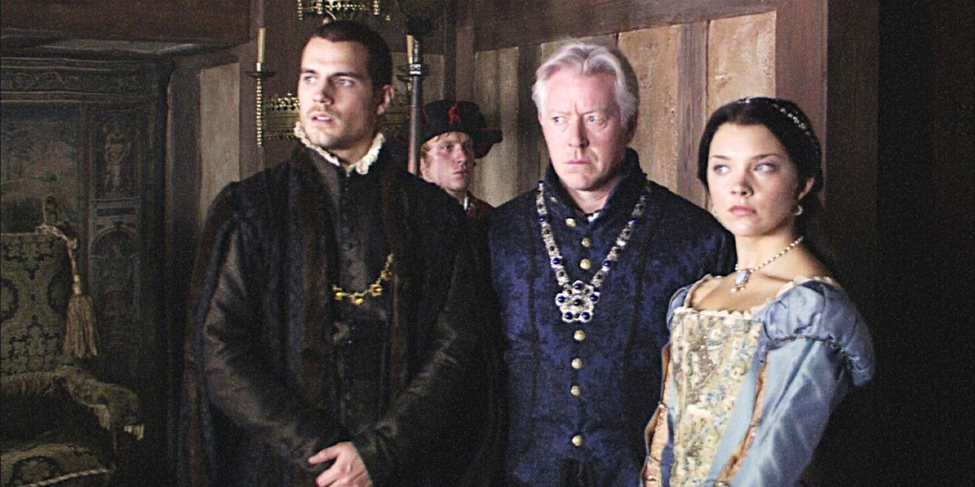 Charles Brandon and Anne Boleyn at Court in The Tudors