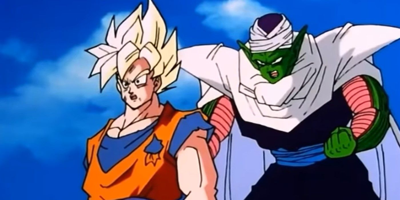  Piccolo gives Goku a deserved earful about how he's been handling Gohan during the Cell Games Saga in Dragon Ball Z.