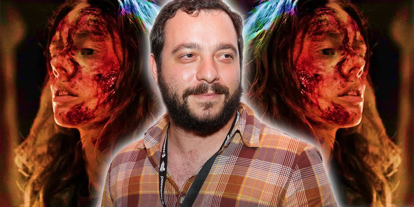 EL Katz and Samara Weaving in Azrael