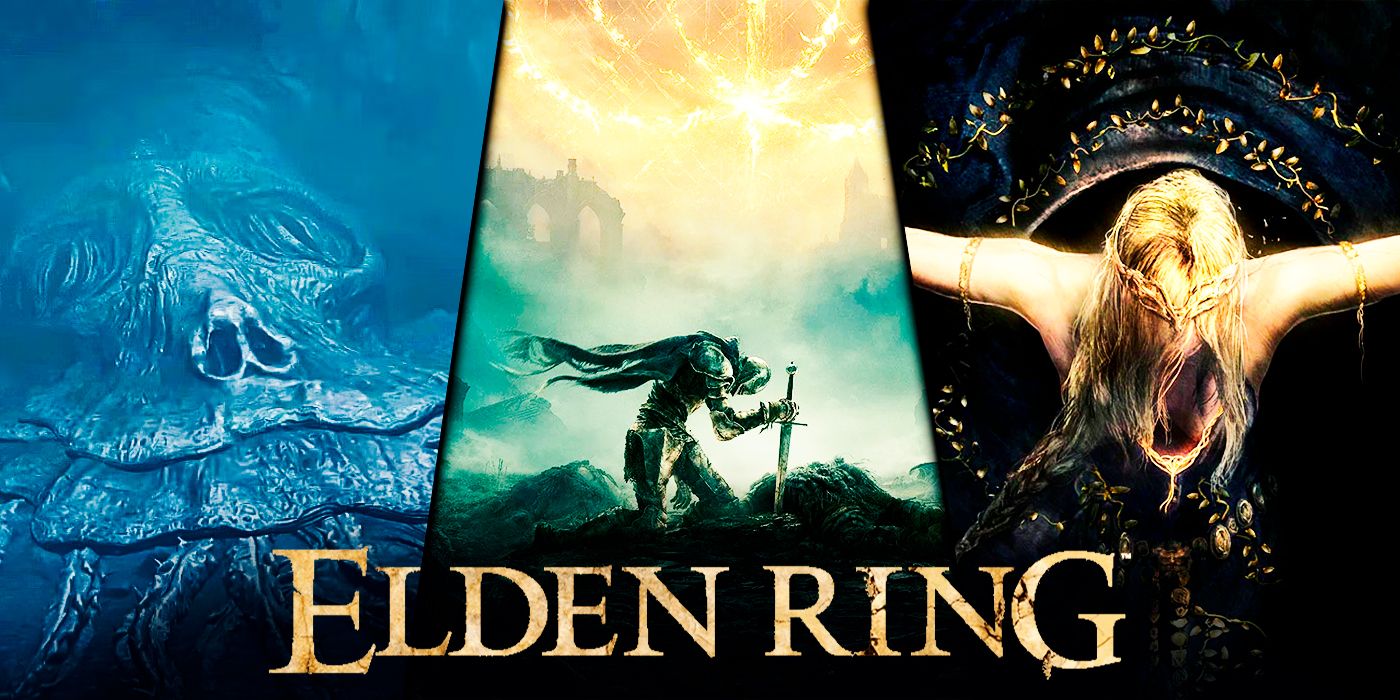 Póster de Elden Ring, la muerte de Godwyn el Dorado y la Reina Marika