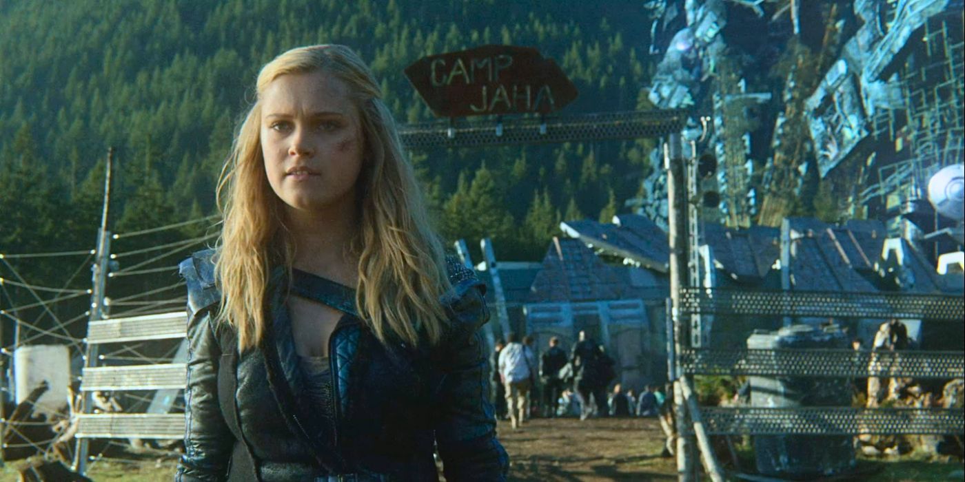 Eliza Taylor como Clarke Griffin em The 100 Blood Must Have Blood