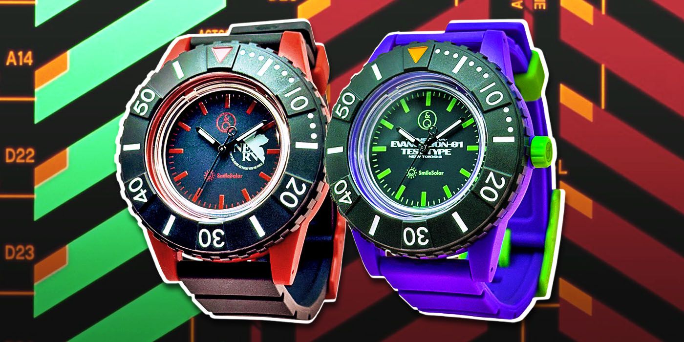 Neon Genesis Evangelion obtiene relojes del vigésimo aniversario para NERV y la Unidad 01