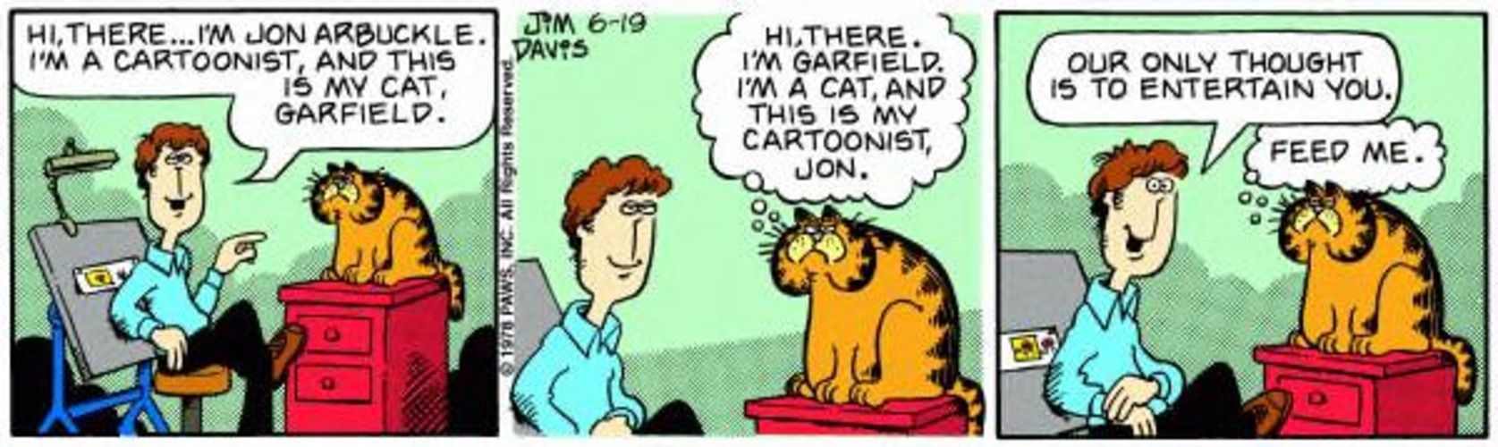 10 Weirdest Things About Early Garfield Comics