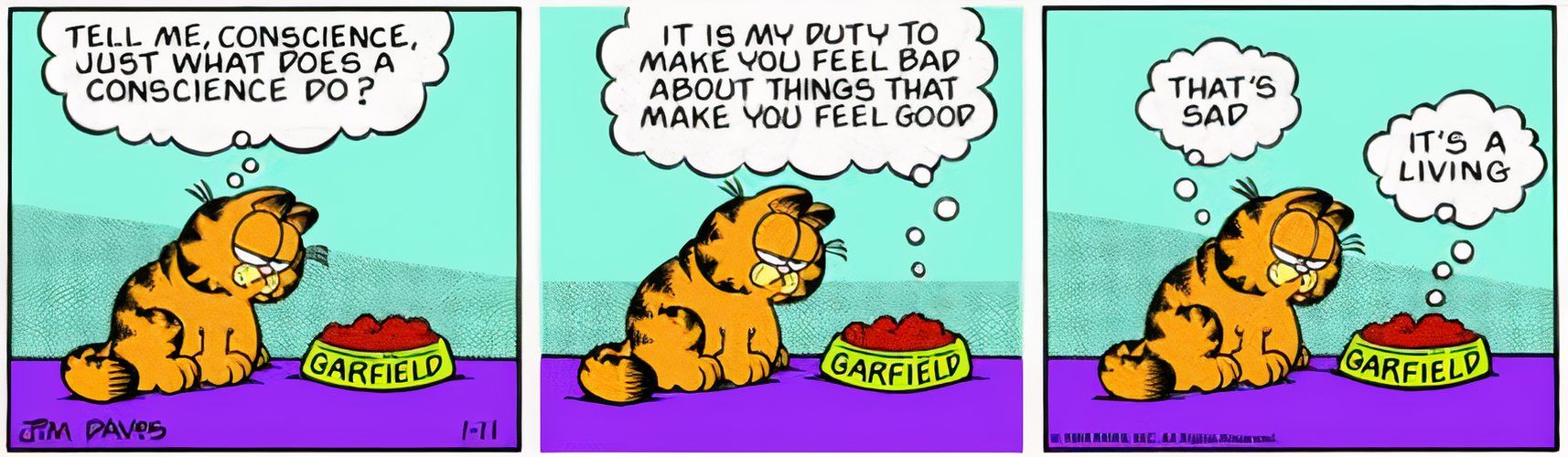 10 cómics de Garfield más profundos