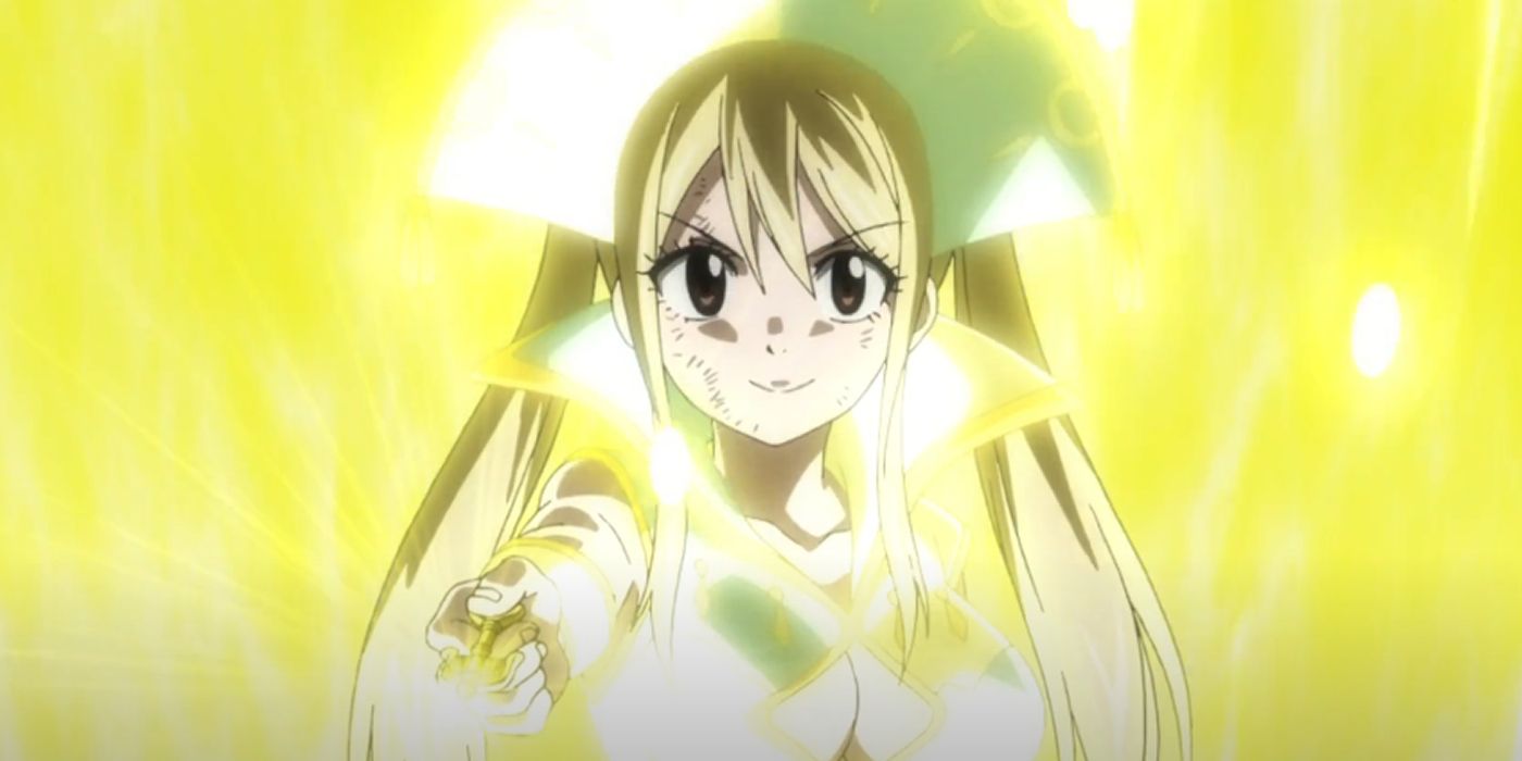 Las formas de vestido de estrella más fuertes de Lucy Heartfilia en Fairy Tail, clasificadas