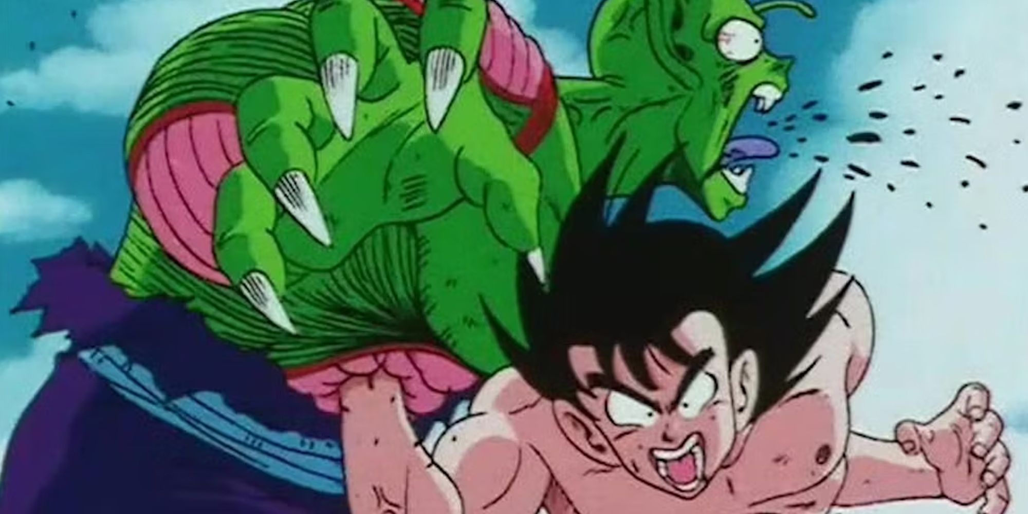 Goku beats Piccolo at 23rd World Martial Arts Tournament in Dragon Ball.