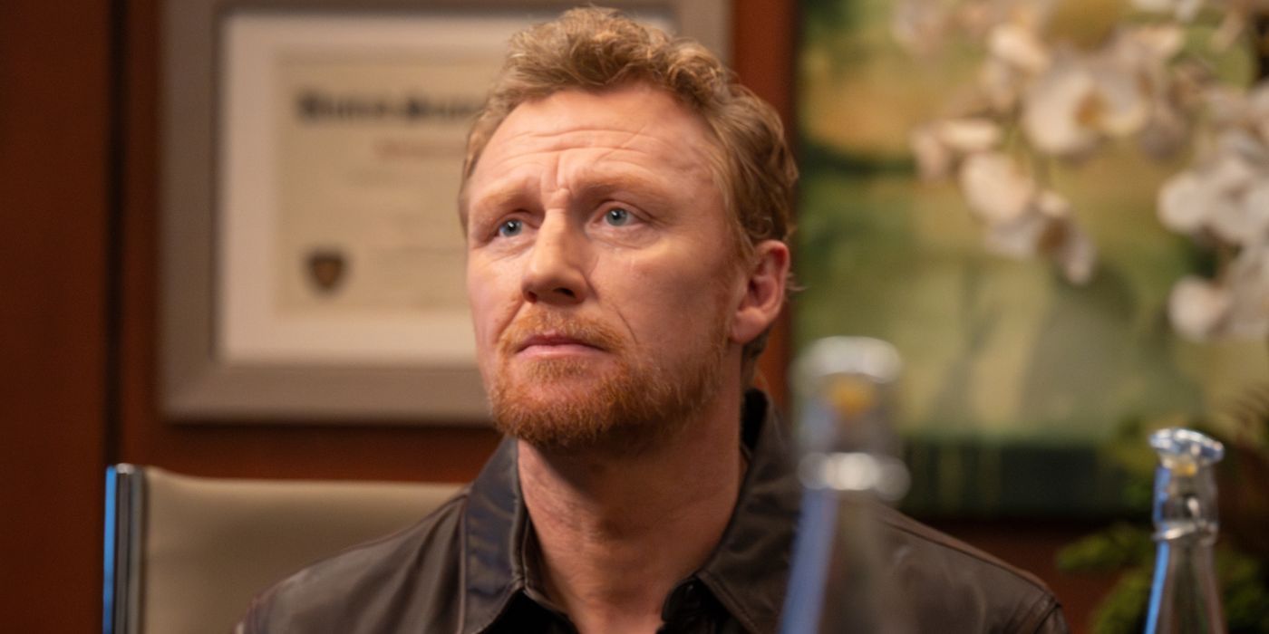 Grey's Anatomy Season 21 - Owen Hunt in Altman's office