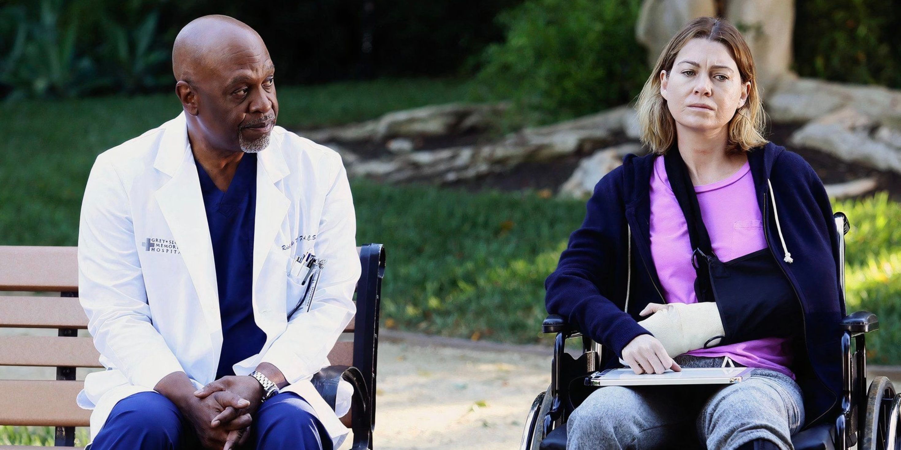 Richard Webber and Meredith Grey in Grey's Anatomy